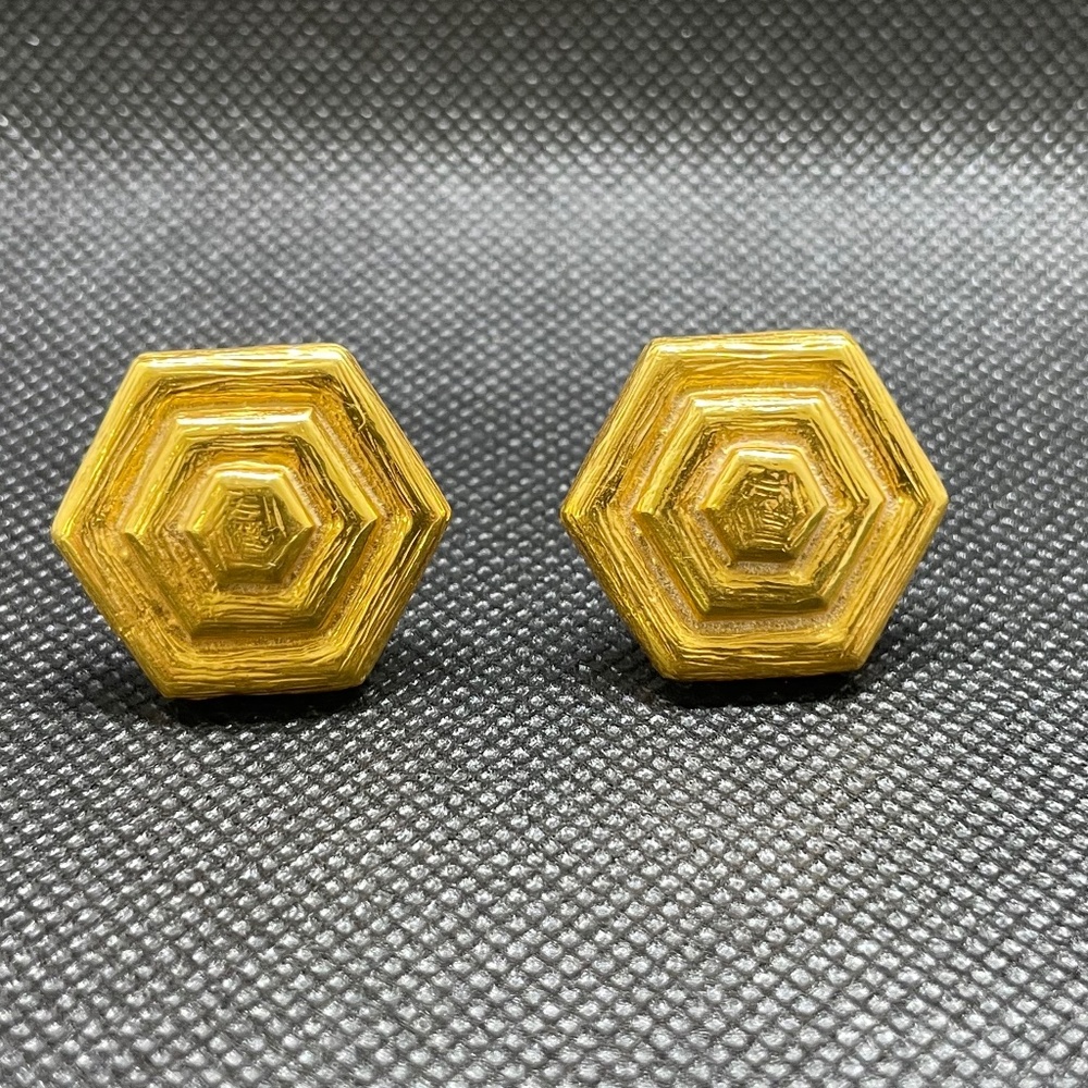 Julie Vos Gold Clip-on Earrings